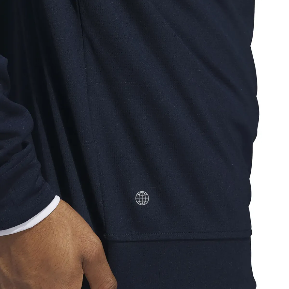 Sale adidas Men's PRIMEGREEN UPF Half Zip Golf Midlayer Men's Sweaters|Men's Midlayers