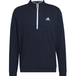 Sale adidas Men's PRIMEGREEN UPF Half Zip Golf Midlayer Men's Sweaters|Men's Midlayers