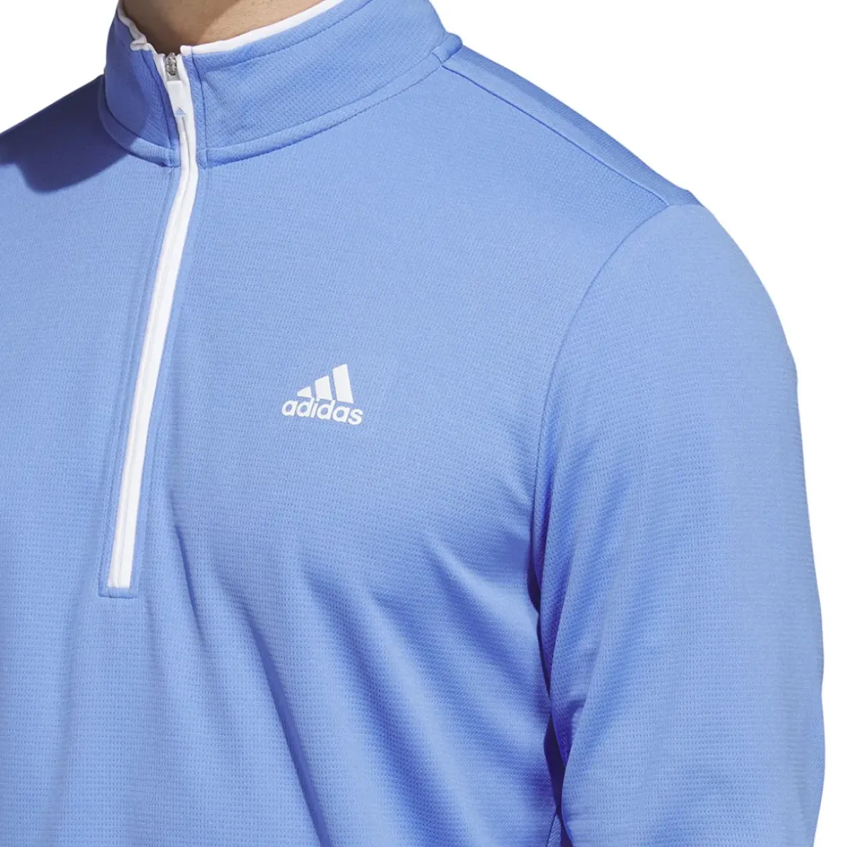 Sale adidas Men's PRIMEGREEN UPF Half Zip Golf Midlayer Men's Sweaters|Men's Midlayers