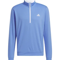 Sale adidas Men's PRIMEGREEN UPF Half Zip Golf Midlayer Men's Sweaters|Men's Midlayers