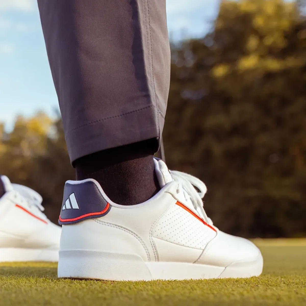 adidas Men's Retrocross Waterproof Spikeless Golf Shoes Men's Spikeless Golf Shoes|Men's Waterproof Golf Shoes