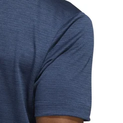 adidas Men's Textured Stripe Stretch Golf Polo Shirt Men's Polo Shirts