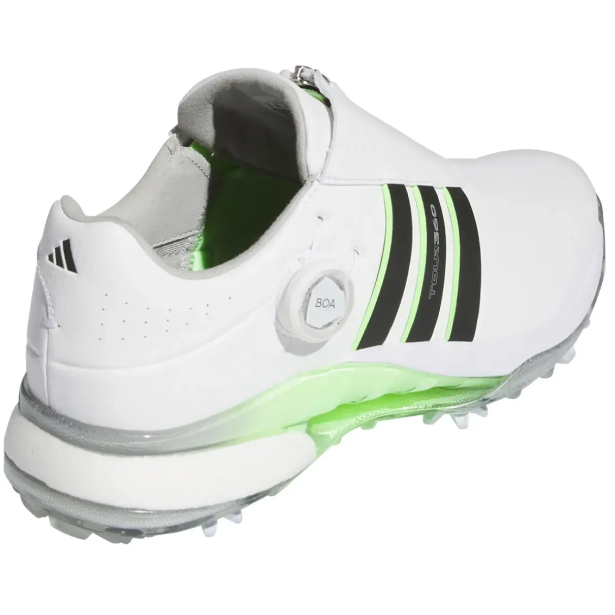 Outlet adidas Men's Tour360 24 BOA Boost Waterproof Spiked Golf Shoes Men's Waterproof Golf Shoes|Men's Spiked Golf Shoes