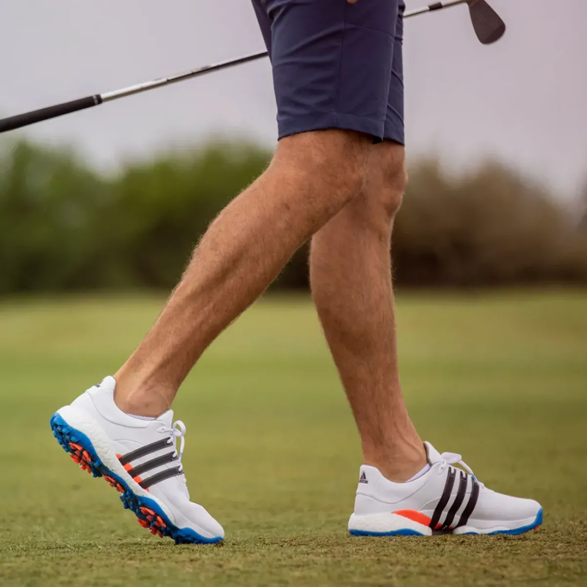 New adidas Men's Tour360 22 Waterproof Spiked Golf Shoes Men's Waterproof Golf Shoes|Men's Spiked Golf Shoes