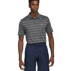 Outlet adidas Men's Two-Colour Striped Golf Polo Shirt Men's Polo Shirts