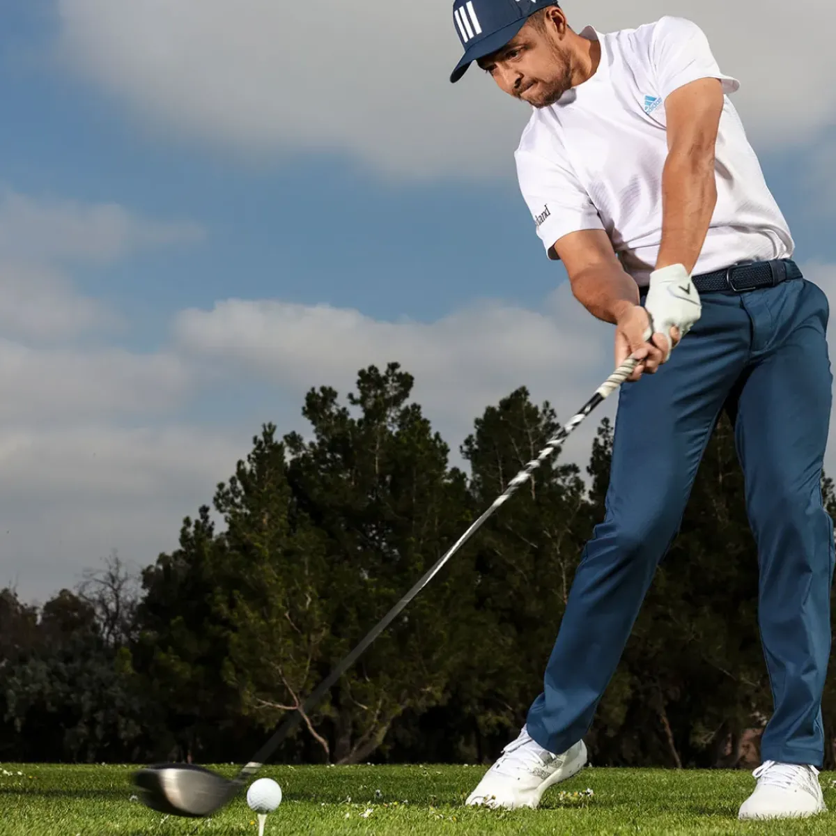 Discount adidas Men's Ultimate365 PRIMEGREEN Tapered Stretch Golf Trousers Men's Trousers