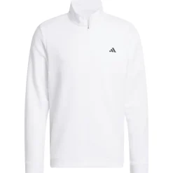 Outlet adidas Men's Ultimate365 Textured Quarter Zip Golf Mid Layer Men's Sweaters|Men's Midlayers