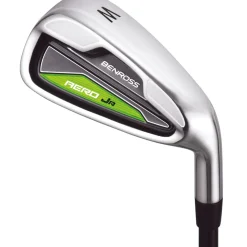 Discount Junior Aero Green 49 - 55" Single Graphite Golf Iron Left Handed Clubs|Single Irons