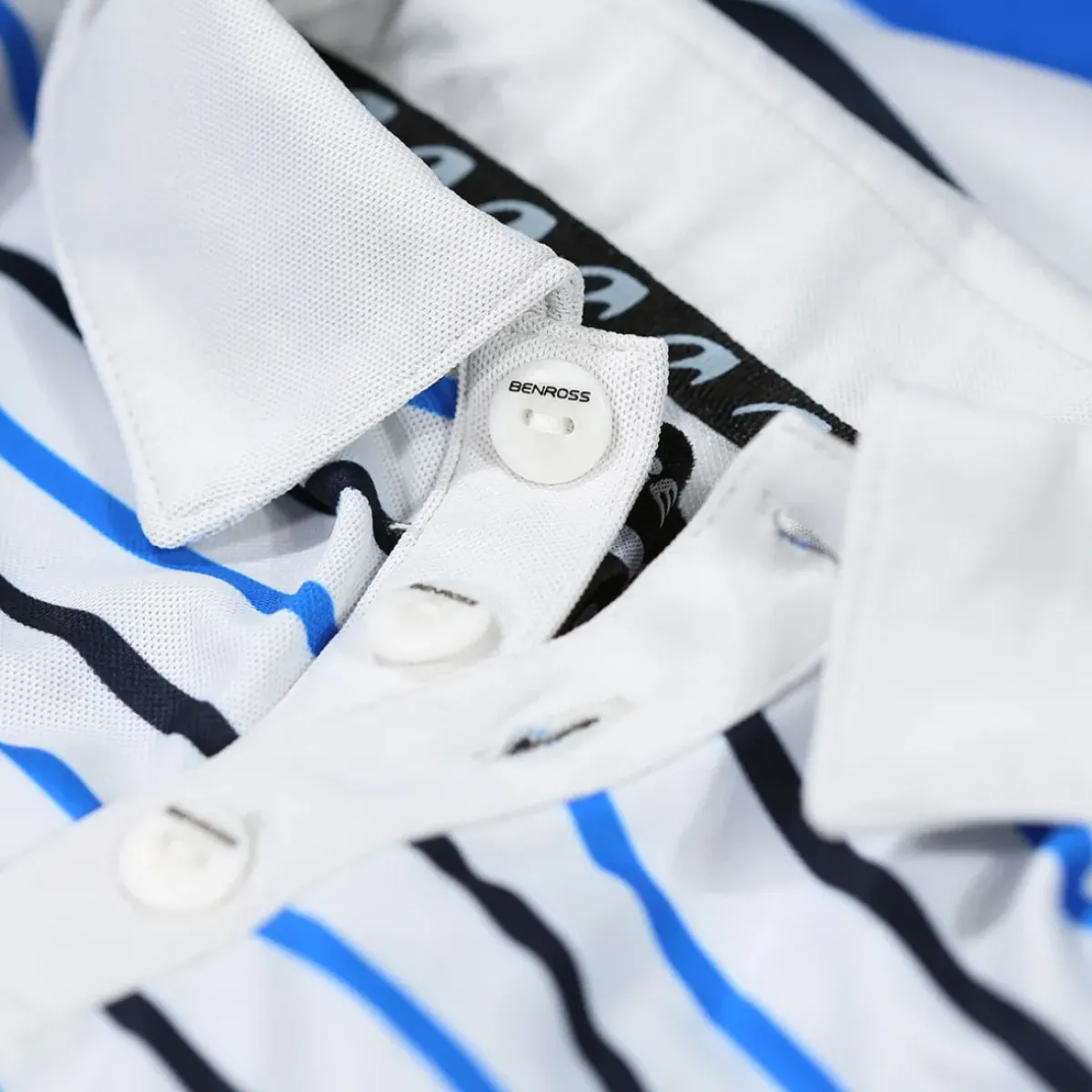 Sale Junior Colour Block Stripe Stretch Golf Polo Shirt Junior Polo Shirts