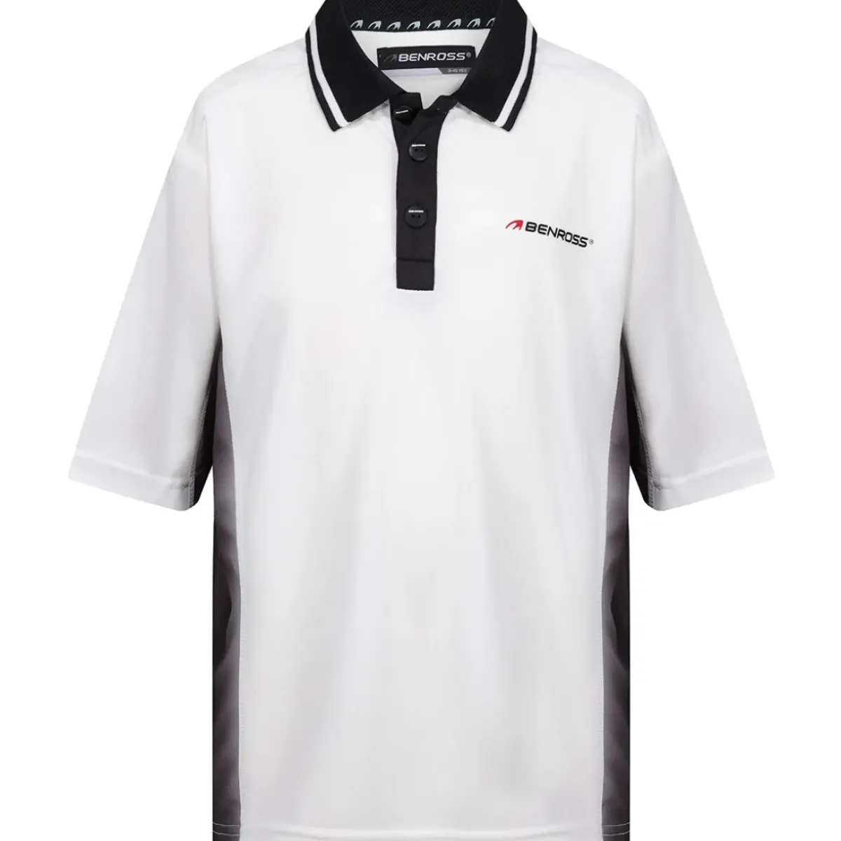 Sale Junior Faded Side Panel Stretch Golf Polo Shirt Junior Polo Shirts