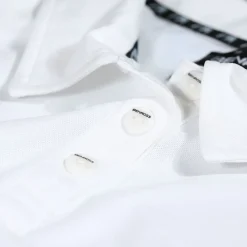 Clearance Ladies Soft Stripe Stretch Golf Polo Shirt Ladies Polo Shirts