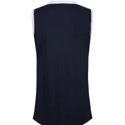 Outlet Ladies Tipped Sleeveless Stretch Golf Polo Shirt Ladies Polo Shirts