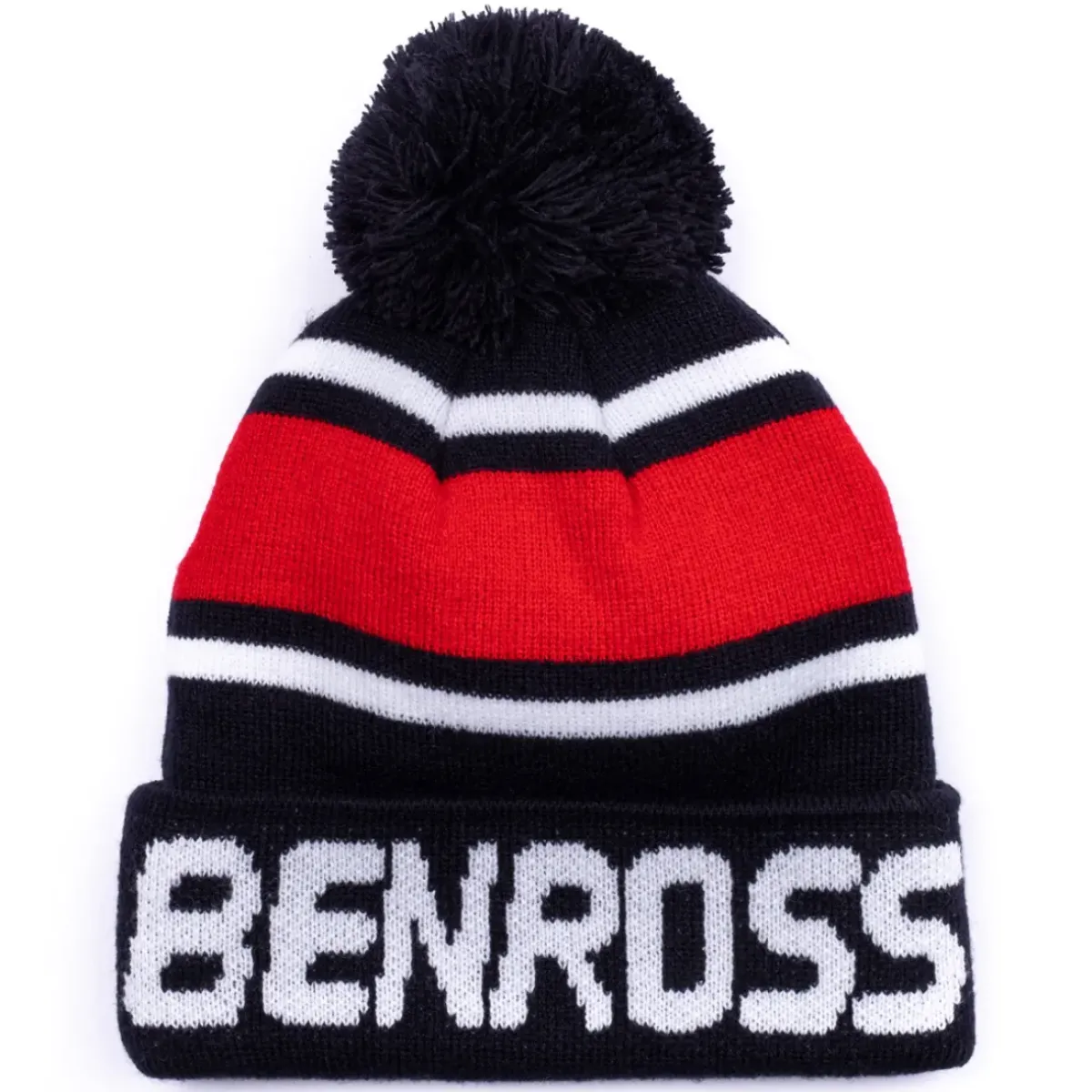 Clearance Men's Multi Stripe Knit Pom Golf Beanie Beanies|Men's Caps & Hats