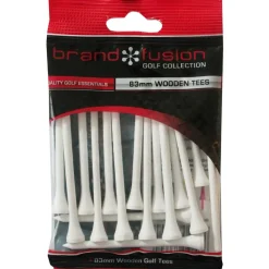 Clearance Wooden Golf Tees 83mm - 15 Pack Golf Tees