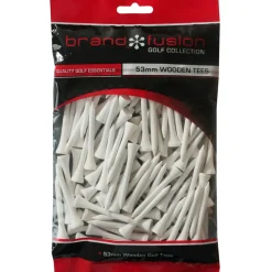 New Wooden Golf Tees 53mm - 125 Pack Golf Tees