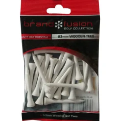 New Wooden Golf Tees 53mm - 25 Pack Golf Tees