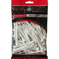 Outlet Wooden Golf Tees 83mm - 80 Pack Golf Tees