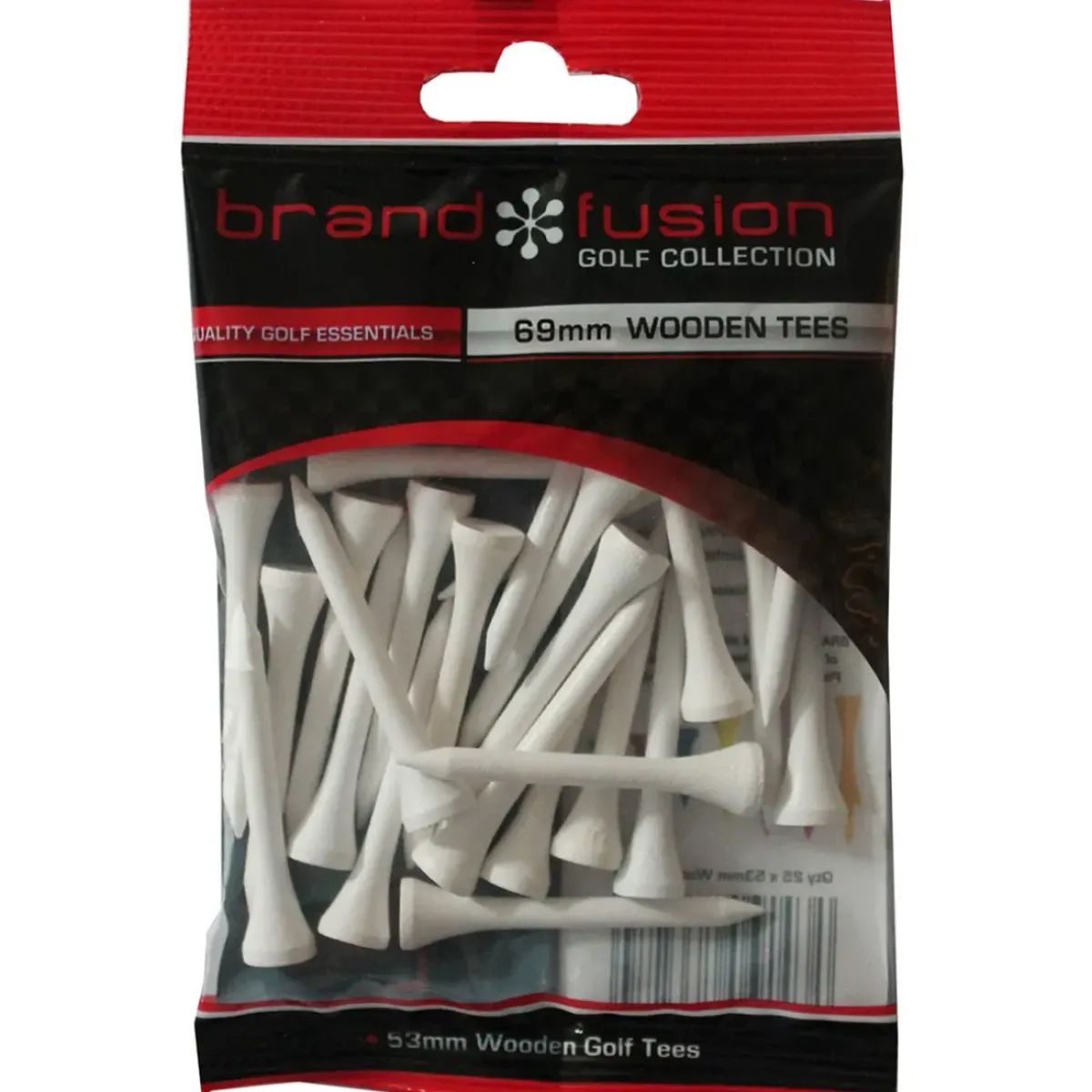 Discount Wooden Tees 69mm 20 Pack Golf Tees