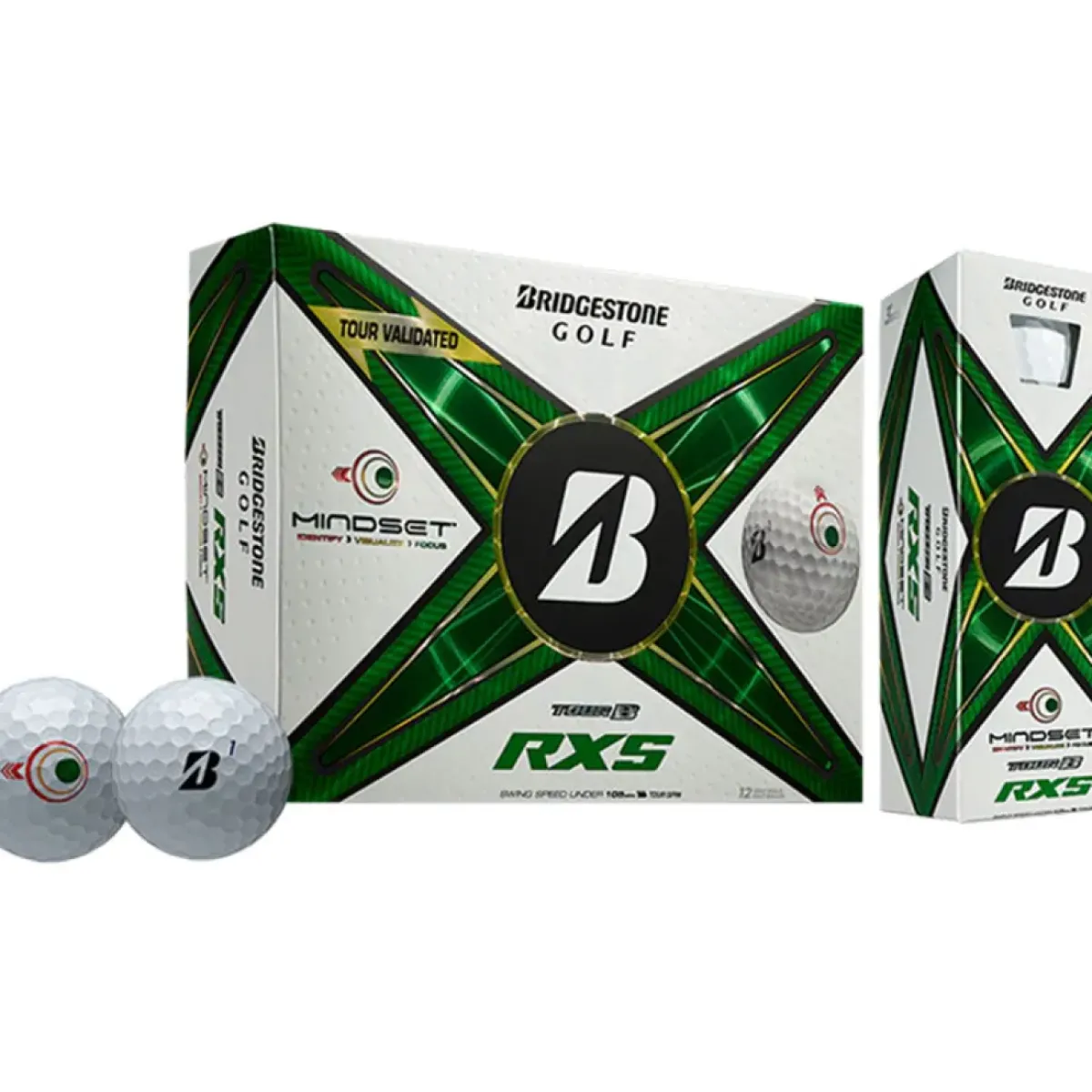 Online Bridgestone Tour B RXS Mindset 12 Golf Ball Pack Ladies Golf Balls