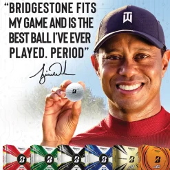 Discount Bridgestone Tour B XS Tiger Woods 12 Golf Ball Pack Ladies Golf Balls|Season Ready Collection