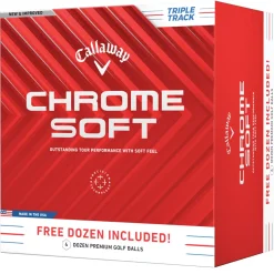 New Callaway Chrome Soft Triple Track 4 for 3 Golf Ball Pack Ladies Golf Balls