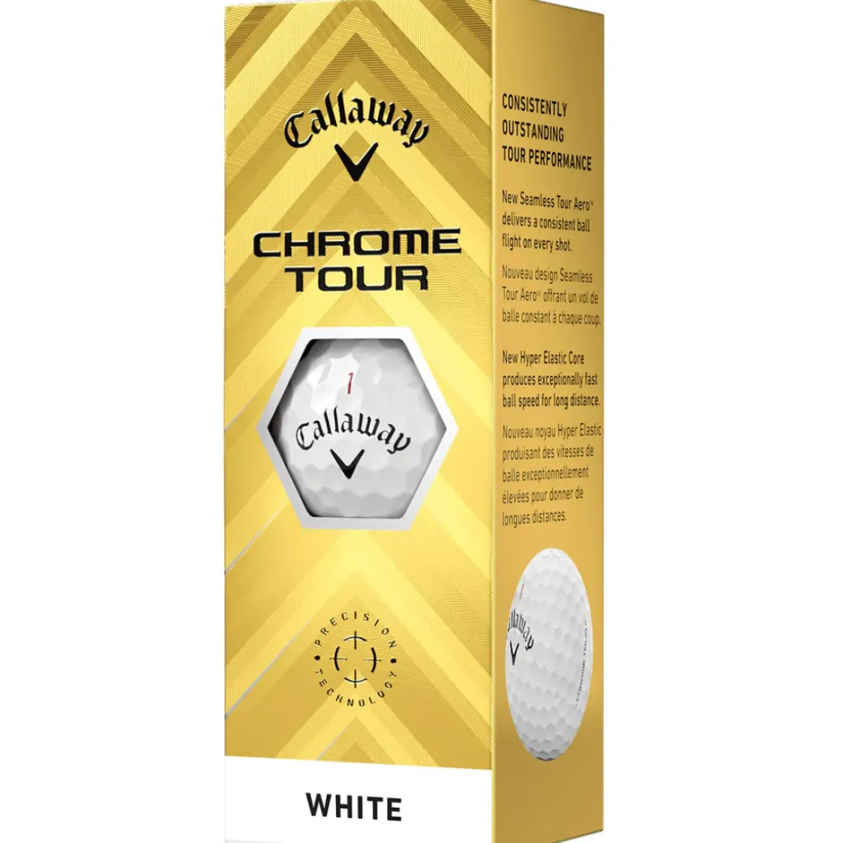 New Callaway Chrome Tour 12 Golf Ball Pack Ladies Golf Balls