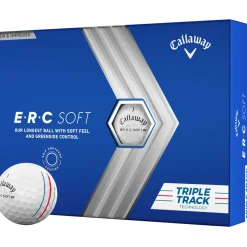 Clearance Callaway E.R.C Soft Triple Track 12 Golf Ball Pack Ladies Golf Balls
