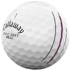 New Callaway Ladies E.R.C Soft REVA Triple Track 12 Golf Ball Pack Ladies Golf Balls