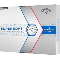 Discount Callaway Supersoft Splatter 12 Golf Ball Pack Ladies Golf Balls
