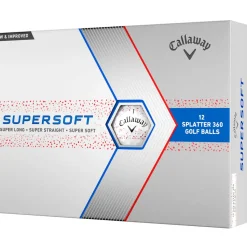 Discount Callaway Supersoft Splatter 12 Golf Ball Pack Ladies Golf Balls