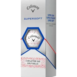 Hot Callaway Supersoft Splatter 12 Golf Ball Pack Ladies Golf Balls