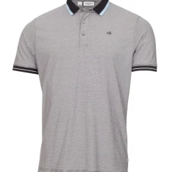 Men's Blade Mini Stripe Golf Polo Shirt Men's Polo Shirts