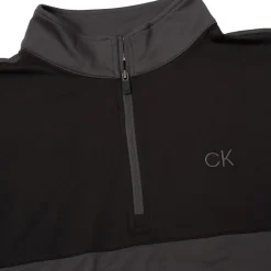 Outlet Men's Gusto Colour Block Quarter Zip Golf Mid Layer Men's Sweaters|Men's Midlayers