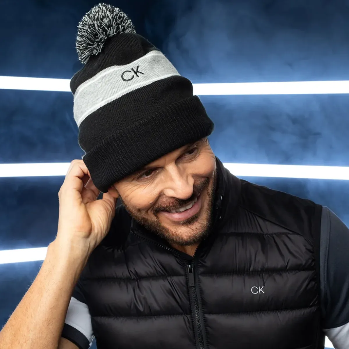 Outlet Men's Stripe Beanie Hat Caps & Hats|Caps & Hats