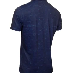 Hot Men's Textured Slate Print Golf Polo Shirt Men's Polo Shirts