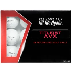 New Titleist AVX Refurbished 12 Golf Ball Pack Ladies Golf Balls