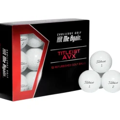 New Titleist AVX Refurbished 12 Golf Ball Pack Ladies Golf Balls