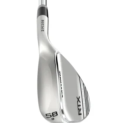 Sale Cleveland RTX Full-Face ZipCore Tour Satin Steel Golf Wedge Left Handed Clubs|Wedges
