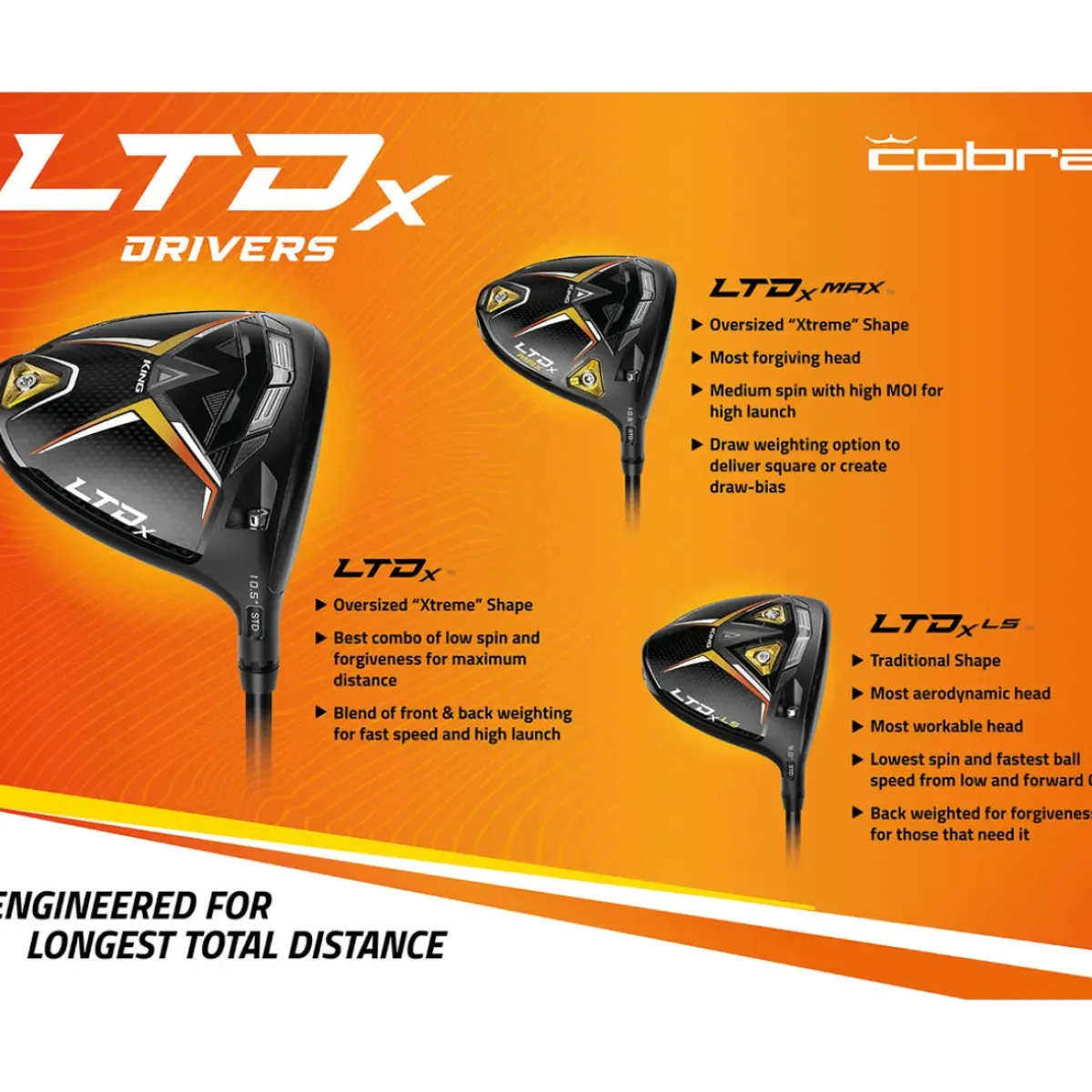 Online COBRA King LTDx Golf Driver Drivers