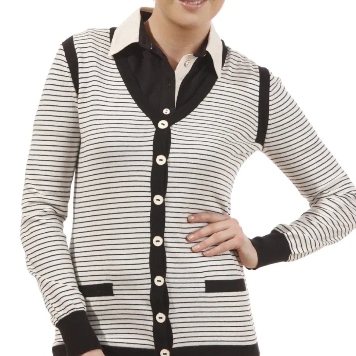 Sale Cotton Cashmere Cardigan Master Item Ladies Midlayers|Men's Midlayers