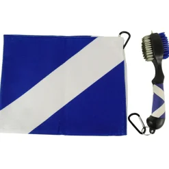 New Deluxe Towel & Brush Golf Cleaning Set Golf Towels