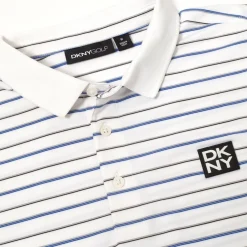 Outlet Men's Multi-Stripe Golf Polo Shirt Men's Polo Shirts