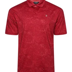 Clearance Men's Starkey All-Over Print Golf Polo Shirt Men's Polo Shirts