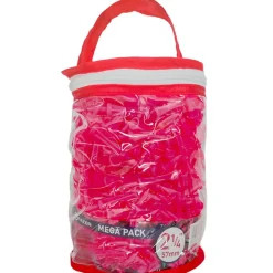 New Graduated Plastic 69mm Pink Tees 200 Pack Golf Tees