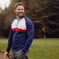 Hot Men's Bere CB Golf Midlayer Men's Sweaters|Men's Midlayers