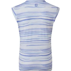 Outlet Ladies Cap Sleeve Watercolour Print Lisle Golf Polo Shirt Ladies Polo Shirts