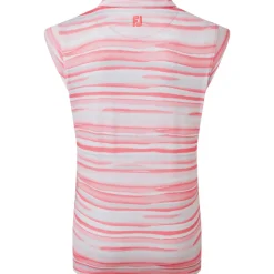 Best Ladies Cap Sleeve Watercolour Print Lisle Golf Polo Shirt Ladies Polo Shirts