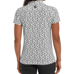 Clearance Ladies Floral Print Golf Polo Shirt Ladies Polo Shirts
