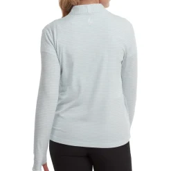 Hot Ladies Lightweight Tonal Stripe Full-Zip Golf Mid Layer Ladies Midlayers|Men's Midlayers