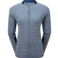 Hot Ladies Space Dye Thermal Full Zip Golf Mid Layer Ladies Midlayers|Men's Midlayers